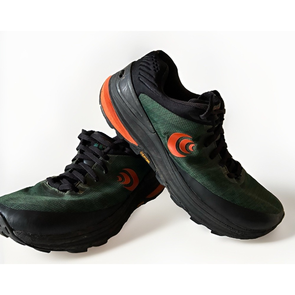 Topo Athletic Ultraventure Pro Shoes Mens Size 8.5 Orange Trail Running Vibram